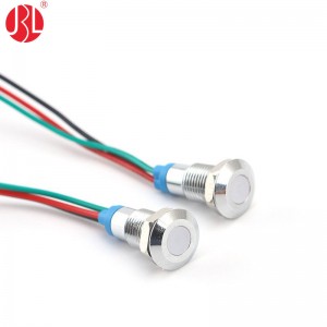 PBM-10L Pre-Wired 10mm LED Indicator Panel Mount