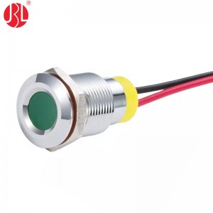 PBM-12L 12mm Pre-Wired LED Indicator Panel Mount