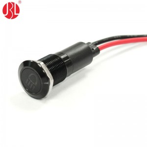 PBM-12L 12mm Pre-Wired LED Indicator Panel Mount