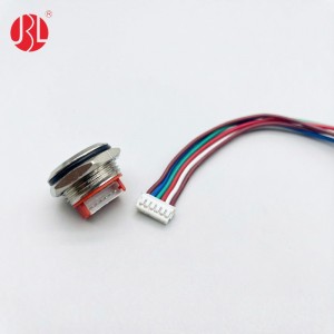 PBM-16C1-E-01 Low Profile 16mm Push Button Switch Right Angle