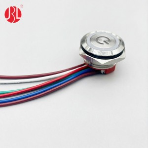 PBM-16C1-E-01 Low Profile 16mm Push Button Switch Right Angle