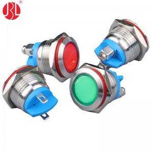 PBM-16L-P1 16mm Panel Mount LED Indicator Solder Terminals