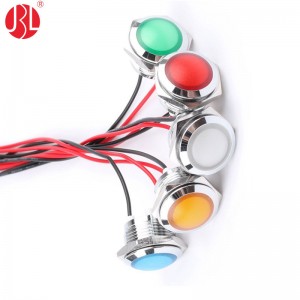 PBM-16L Pre-wired LED Indicator 16mm Panel Mount