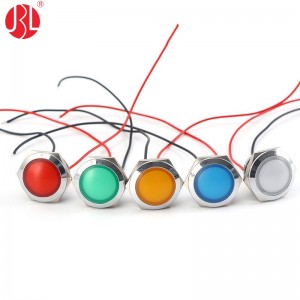 PBM-19L 19mm Pre-Wired LED Indicator Panel Mount