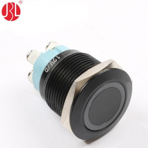 PBM-P19ZJ-E 19mm LED Anti Vandal Switch Screw Terminals
