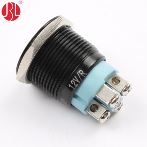 PBM-P19ZJ-E 19mm LED Anti Vandal Switch Screw Terminals