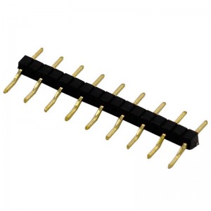 Custom Single Row Pin Header 1.0mm Pitch Surface Mount Right Angle