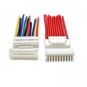 PHB2.0mm Board to wire connector with lock right angle through hole DIP