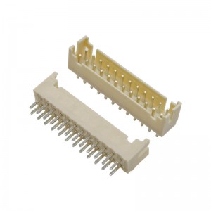 PHD2.0 wire to board connector header PH2.0mm double rows through hole vertical DIP