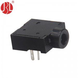 PJ-204B Audio Jack 2.5mm DIP 5Pin DC12V 1A Right Angle Stereo Jack