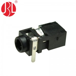 PJ-208C TRS Audio Jack 2.5mm Through Hole Right Angle