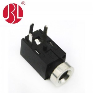 PJ-210 TRS Audio Jack 2.5mm Through Hole Right Angle