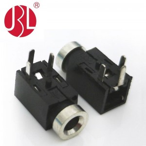 PJ-210 TRS Audio Jack 2.5mm Through Hole Right Angle