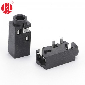 PJ-218A TRS 2.5mm Audio Jack Through Hole Right Angle