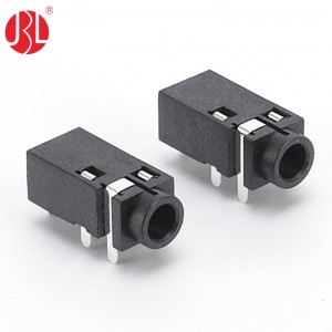 PJ-218A TRS 2.5mm Audio Jack Through Hole Right Angle