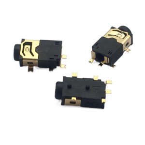 PJ-223 Audiobuchse 2,5 mm 6-Pin SMD rechtwinklige Stereobuchse SJ2-2533B-SMT-TR SJ2-2532B-SMT-TR