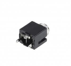 3,5-mm-Audiobuchse 3-poliger Schalttafeleinbau DC12V 1A Stereo-Klinkenbuchse PJ-301CM