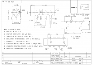 PJ-313B Conector de áudio 3,5 mm 8 pinos DC12V 1A Conector estéreo