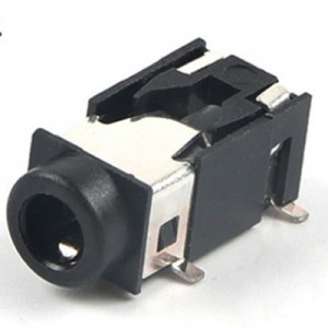 Prise stéréo 3,5 mm 5 broches SMD à angle droit DC12V 1A Prise audio 3,5 mm PJ-322S