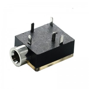 PJ-324 Phone Jack 3.5mm Through Hole Right Angle