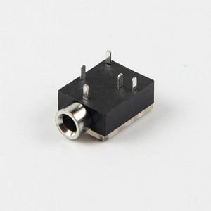 PJ-324 Jack de telefone 3,5 mm através do orifício em ângulo reto