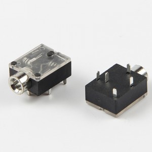 PJ-324 Phone Jack 3.5mm Through Hole Right Angle