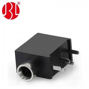 PJ-325 3.5mm Audio Jack Through Hole Right Angle