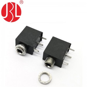 PJ-325M Panel Mount Audio Jack 3.5mm Through Hole Right Angle
