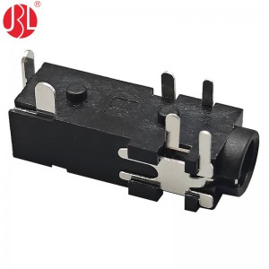 PJ-328C-2 TRRS 3.5mm Audio Jack Through Hole Right Angle