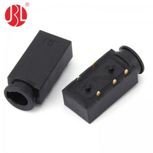 PJ-35080A Conector de áudio de 3,5 mm através do orifício 5 condutores TRRRS