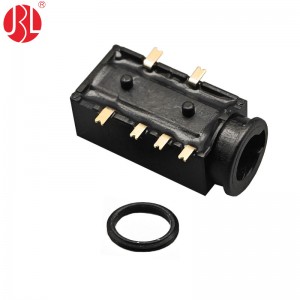 PJ-35080AF Waterproof 5 Poles TRRRS Audio Jack 3.5mm