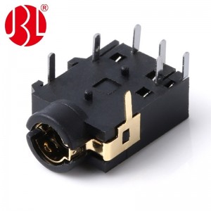 PJ-362 3.5mm Audio Jack Through Hole Right Angle