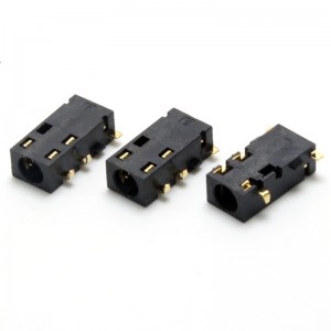 PJ-381CN Mittelmontierte 3,5-mm-Audiobuchse SMT