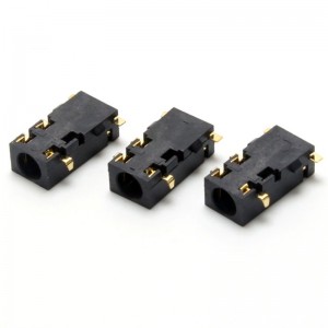 PJ-381CN Mittelmontierte 3,5-mm-Audiobuchse SMT
