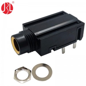PJ-606A 6.35mm TRRRS Audio Jack Through Hole Right Angle