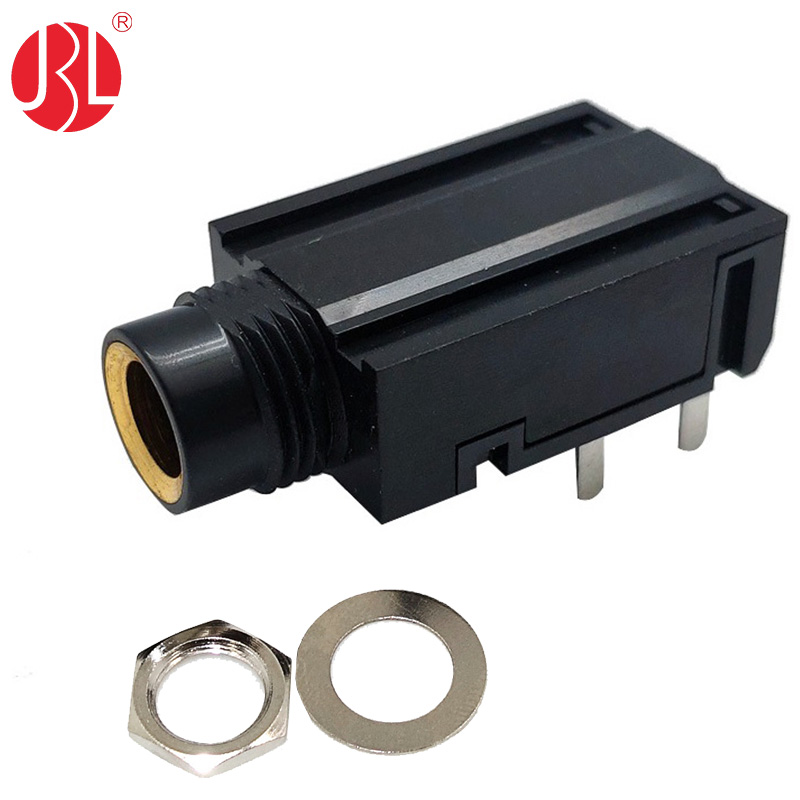 headphone connector 6.35mm Thru Hole Right Angle