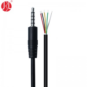 PL-35560295-443 Custom 5 Poles TRRRS 3.5mm Audio Plug Cable