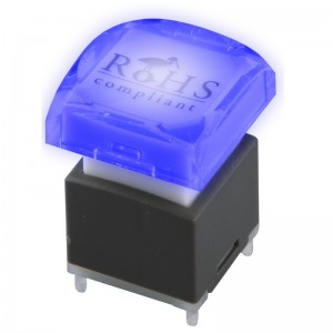 PLB-N1PNR-ATWP5 Illuminated LED Tactile Switch DIP