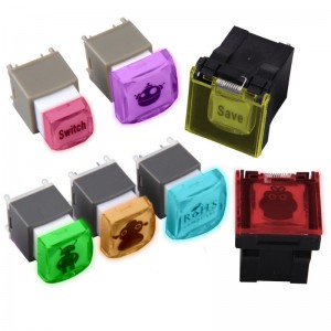 PLB-N1PNR-ATWP5 Chave tátil LED iluminada DIP