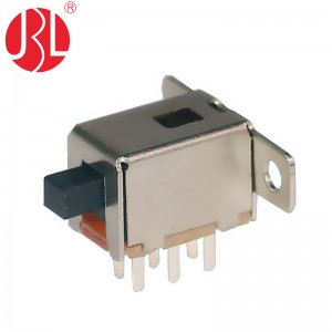 PS-22F04 Panel Mount Push Button Switch DPDT Through Hole DIP DC30V 0.2A