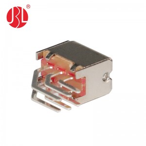PS-22F06 Push Button Switch DPDT Through Hole