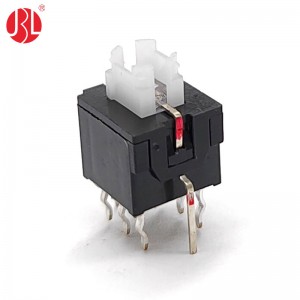 PSS-2201-4L Series Illuminated LED Push Button Switch DPDT