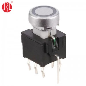 PSS-2201-4L Series Illuminated LED Push Button Switch DPDT