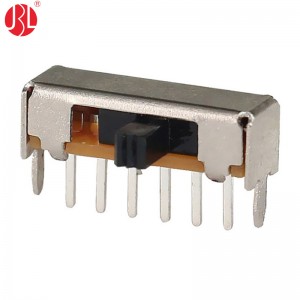SK-14D01 SP4T Slide Switch Through Hole Right Angle