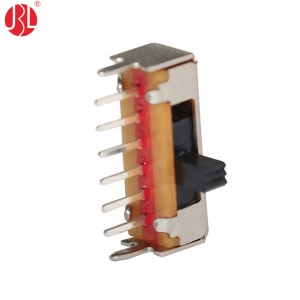 SK-14D01 SP4T Slide Switch Through Hole Right Angle