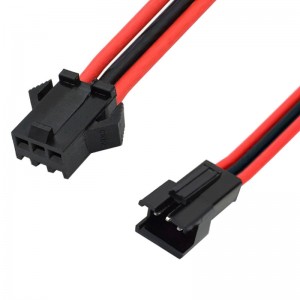 Conector JST SM de passo de 2,5 mm personalizado Conjunto de cabo de chicote de fios