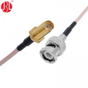 SMA-KY-BNC-J-316 Male BNC to Female SMA Coax Cable