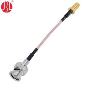SMA-KY-BNC-J-316 Male BNC to Female SMA Coax Cable
