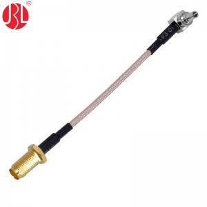 SMA-KY-CRC9-JW-316 CRC9 Plug to SMA Jack Coax Cable