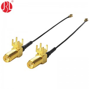 SMAKWE-UFL-113 PCB Mount SMA Jack to IPEX Coax Cable